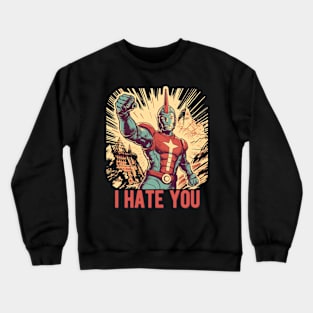 Ultraman Parody Propaganda Retro Style Crewneck Sweatshirt